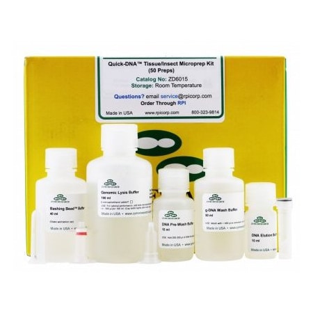 Zymo Research Quick-DNA Tissue/Insect MicroPrep Kit, 50 Preps ZD6015